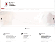 Tablet Screenshot of institutostrusberg.com